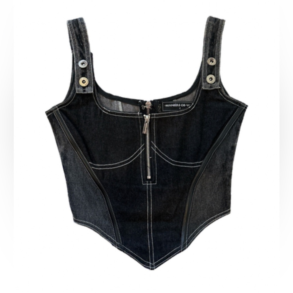 Maniere de vior denim corset